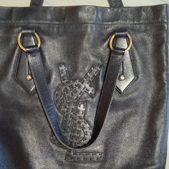 Yves Saint Laurent Elegant Black Tote and Wallet - Picture 11 of 13